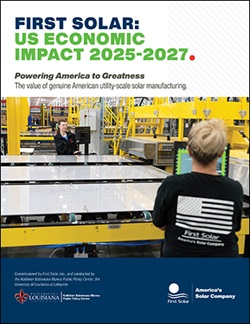 First Solar Economic Impact Study